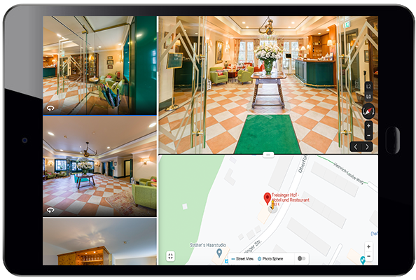 IPAD Dummy Google STreetview Darstellung